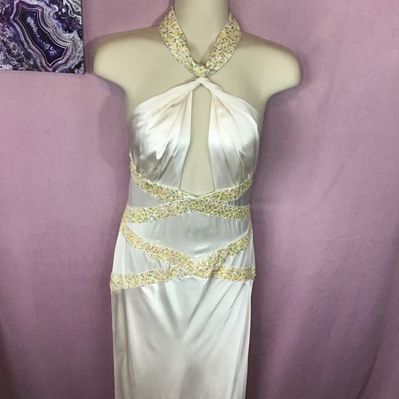 Sequined halter dress - Picture 13 of 16